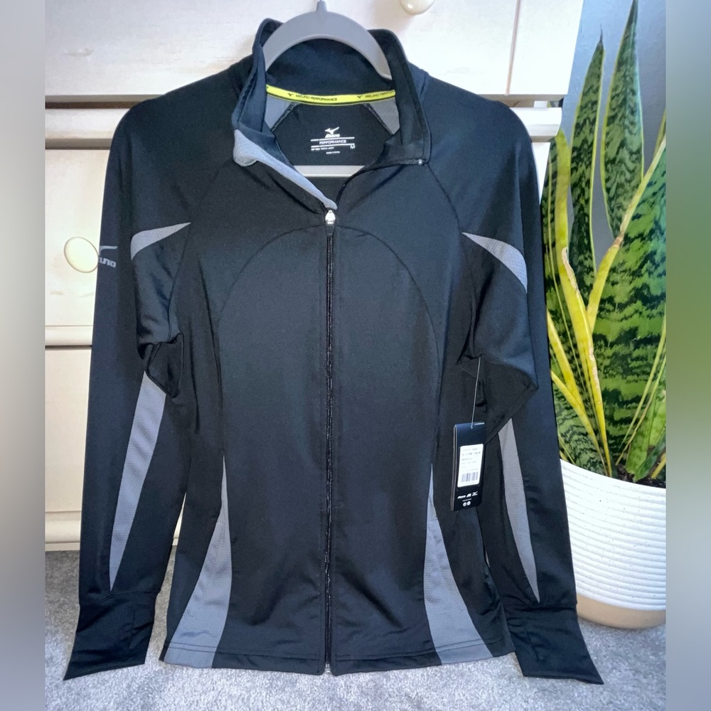NWT Women’s Mizuno Elite 9 Focus Full Zip Volleyball Jacket Medium - Picture 2 of 9